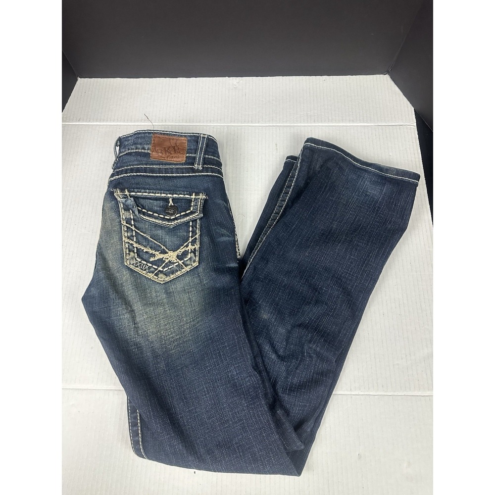 BKE Stella Bootcut Stretch Jeans 26x31 1/2 Low Rise Streetwear Boho